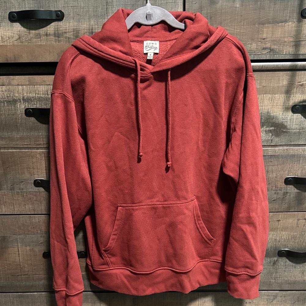 Como Vintage Rusty Red/Burnt Orange Hoodie